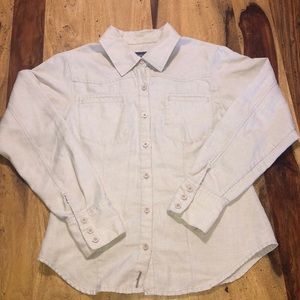 Patagonia button down shirt. Women’s 10